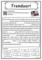 Vorschau - Unterrichtsreihen - Fremdwort Lückentext mit Wortspeicher Hörverstehen und Suchsel - Seite 1