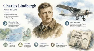 Vorschau - Arbeitsblätter - Arbeitsblätter "Charles Lindbergh" + Lösung & MP3 + Infografik - Seite 3