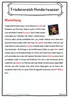 Vorschau - Unterrichtsreihen - Friedensreich Hundertwasser Lückentext mit Wortspeicher Hörverstehen und Suchsel - Seite 2