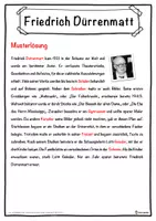 Vorschau - Unterrichtsreihen - Friedrich Dürrenmatt Lückentext mit Wortspeicher Hörverstehen und Suchsel - Seite 2
