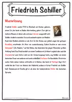 Vorschau - Unterrichtsreihen - Friedrich Schiller Lückentext mit Wortspeicher Hörverstehen und Suchsel - Seite 2