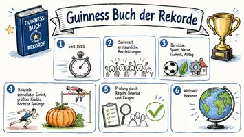 Vorschau - Arbeitsblätter - Arbeitsblätter "Guinness Buch der Rekorde" + Lösung & MP3 + Mindmap + Infografik - Seite 1