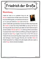 Vorschau - Unterrichtsreihen - Friedrich der Große Lückentext mit Wortspeicher Hörverstehen und Suchsel - Seite 2