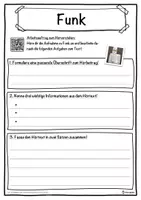 Vorschau - Unterrichtsreihen - Funk Lückentext mit Wortspeicher Hörverstehen und Suchsel - Seite 3