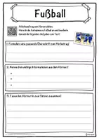 Vorschau - Unterrichtsreihen - Fußball Lückentext mit Wortspeicher Hörverstehen und Suchsel - Seite 3