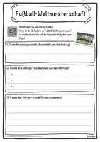 Vorschau - Unterrichtsreihen - Fußball-Weltmeisterschaft Lückentext mit Wortspeicher Hörverstehen und Suchsel - Seite 3