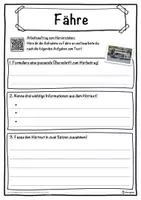 Vorschau - Unterrichtsreihen - Fähre Lückentext mit Wortspeicher Hörverstehen und Suchsel - Seite 3