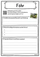 Vorschau - Unterrichtsreihen - Föhr Lückentext mit Wortspeicher Hörverstehen und Suchsel - Seite 3