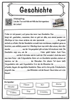 Vorschau - Unterrichtsreihen - Geschichte Lückentext mit Wortspeicher Hörverstehen und Suchsel - Seite 1