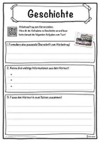 Vorschau - Unterrichtsreihen - Geschichte Lückentext mit Wortspeicher Hörverstehen und Suchsel - Seite 3
