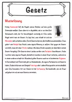 Vorschau - Unterrichtsreihen - Gesetz Lückentext mit Wortspeicher Hörverstehen und Suchsel - Seite 2