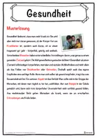 Vorschau - Unterrichtsreihen - Gesundheit Lückentext mit Wortspeicher Hörverstehen und Suchsel - Seite 2