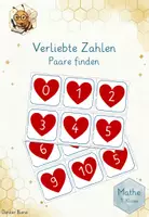 Vorschau - Stationenlernen - Verliebte Zahlen - Paare finden - Zahlzerlegungen der 10 - Deckblatt