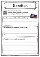 Vorschau - Unterrichtsreihen - Gezeiten Lückentext mit Wortspeicher Hörverstehen und Suchsel - Seite 3