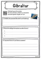 Vorschau - Unterrichtsreihen - Gibraltar Lückentext mit Wortspeicher Hörverstehen und Suchsel - Seite 3
