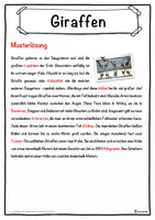 Vorschau - Unterrichtsreihen - Giraffen Lückentext mit Wortspeicher Hörverstehen und Suchsel - Seite 2