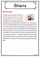 Vorschau - Unterrichtsreihen - Gitarre Lückentext mit Wortspeicher Hörverstehen und Suchsel - Seite 2
