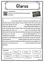 Vorschau - Unterrichtsreihen - Glarus Lückentext mit Wortspeicher Hörverstehen und Suchsel - Seite 1