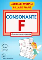 anteprima - Esercizi - LE SILLABE FA FE FI FO FU – CARTELLI MURALI - Pagina di copertina