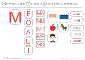 anteprima - Esercizi - LE SILLABE MA ME MI MO MU – CARTELLI MURALI - Pagina 2