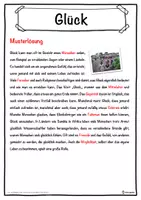 Vorschau - Unterrichtsreihen - Glück Lückentext mit Wortspeicher Hörverstehen und Suchsel - Seite 2