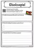 Vorschau - Unterrichtsreihen - Glücksspiel Lückentext mit Wortspeicher Hörverstehen und Suchsel - Seite 3