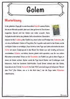 Vorschau - Unterrichtsreihen - Golem Lückentext mit Wortspeicher Hörverstehen und Suchsel - Seite 2