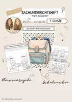 Vorschau - Bildkarten - Sachunterricht / Schulanfang / Hefteintrag / SU-Mappe - Deckblatt