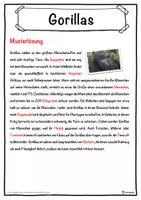 Vorschau - Unterrichtsreihen - Gorillas Lückentext mit Wortspeicher Hörverstehen und Suchsel - Seite 2