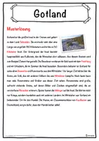 Vorschau - Unterrichtsreihen - Gotland Lückentext mit Wortspeicher Hörverstehen und Suchsel - Seite 2