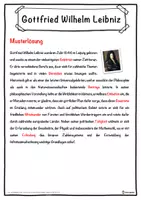 Vorschau - Unterrichtsreihen - Gottfried Wilhelm Leibniz Lückentext mit Wortspeicher Hörverstehen und Suchsel - Seite 2