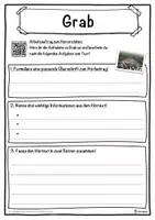 Vorschau - Unterrichtsreihen - Grab Lückentext mit Wortspeicher Hörverstehen und Suchsel - Seite 3