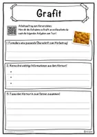 Vorschau - Unterrichtsreihen - Grafit Lückentext mit Wortspeicher Hörverstehen und Suchsel - Seite 3