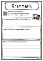Vorschau - Unterrichtsreihen - Grammatik Lückentext mit Wortspeicher Hörverstehen und Suchsel - Seite 3