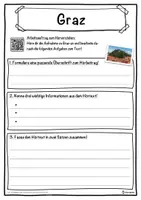 Vorschau - Unterrichtsreihen - Graz Lückentext mit Wortspeicher Hörverstehen und Suchsel - Seite 3