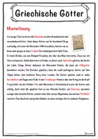 Vorschau - Unterrichtsreihen - Griechische Götter Lückentext mit Wortspeicher Hörverstehen und Suchsel - Seite 2