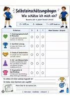 Vorschau - Stundenentwürfe - Sportunterricht: Sportnote Kriterien Selbsteinschätzung Notenanfrage Poster - Seite 2