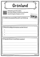 Vorschau - Unterrichtsreihen - Grönland Lückentext mit Wortspeicher Hörverstehen und Suchsel - Seite 3