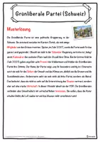 Vorschau - Unterrichtsreihen - Grünliberale Partei (Schweiz) Lückentext mit Wortspeicher Hörverstehen und Suchsel - Seite 2
