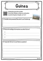 Vorschau - Unterrichtsreihen - Guinea Lückentext mit Wortspeicher Hörverstehen und Suchsel - Seite 3