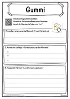 Vorschau - Unterrichtsreihen - Gummi Lückentext mit Wortspeicher Hörverstehen und Suchsel - Seite 3