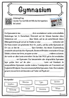 Vorschau - Unterrichtsreihen - Gymnasium Lückentext mit Wortspeicher Hörverstehen und Suchsel - Seite 1