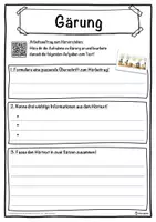Vorschau - Unterrichtsreihen - Gärung Lückentext mit Wortspeicher Hörverstehen und Suchsel - Seite 3
