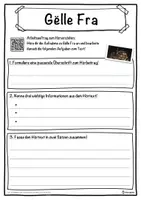 Vorschau - Unterrichtsreihen - Gëlle Fra Lückentext mit Wortspeicher Hörverstehen und Suchsel - Seite 3
