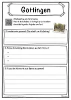 Vorschau - Unterrichtsreihen - Göttingen Lückentext mit Wortspeicher Hörverstehen und Suchsel - Seite 3