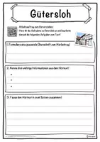 Vorschau - Unterrichtsreihen - Gütersloh Lückentext mit Wortspeicher Hörverstehen und Suchsel - Seite 3