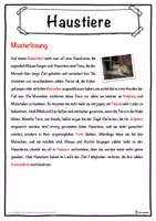 Vorschau - Unterrichtsreihen - Haustiere Lückentext mit Wortspeicher Hörverstehen und Suchsel - Seite 2