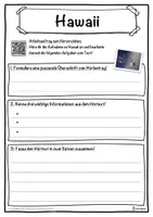 Vorschau - Unterrichtsreihen - Hawaii Lückentext mit Wortspeicher Hörverstehen und Suchsel - Seite 3