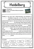 Vorschau - Unterrichtsreihen - Heidelberg Lückentext mit Wortspeicher Hörverstehen und Suchsel - Seite 1