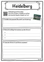 Vorschau - Unterrichtsreihen - Heidelberg Lückentext mit Wortspeicher Hörverstehen und Suchsel - Seite 3